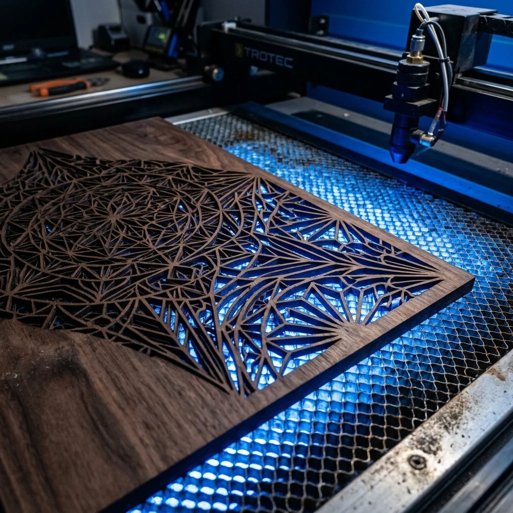 Finished Laser-Cut Panel